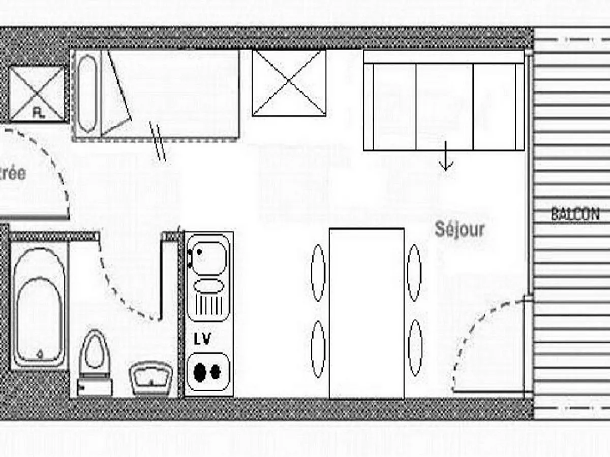 Studio Renove 4 Pers, Balcon Sud, Acces Pistes, Pres Remontees, Centre Station - Fr-1-344-953 Saint-Martin-de-Belleville 0*,  France